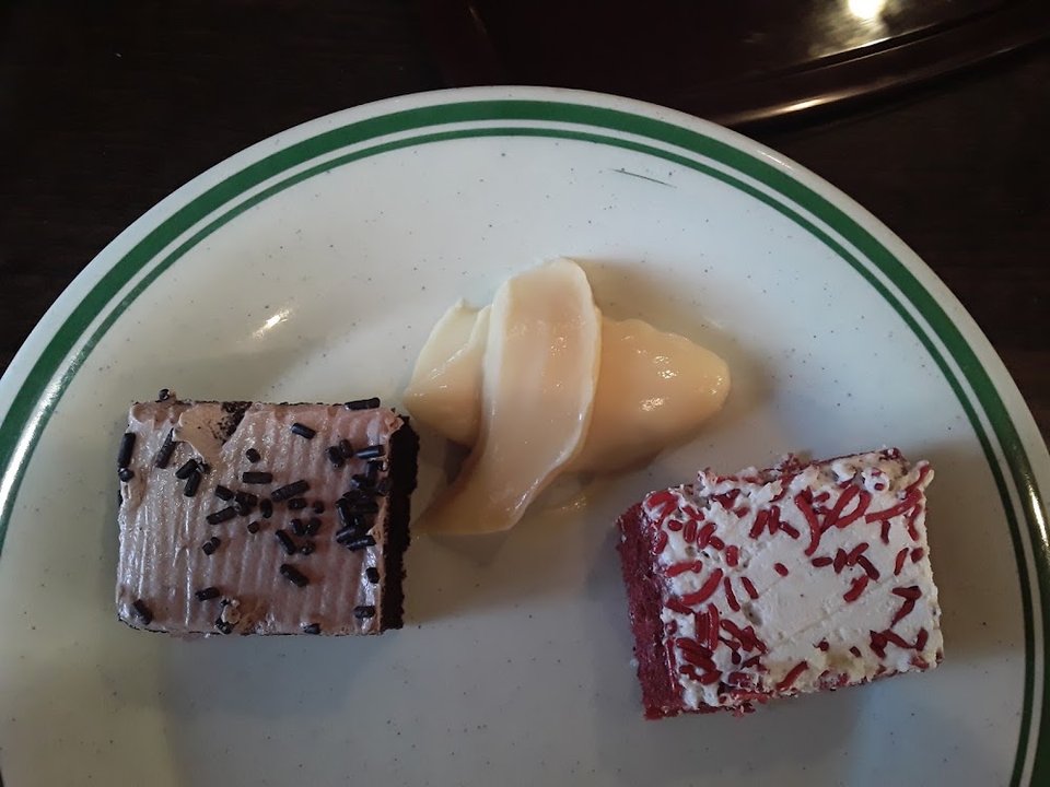 Vanilla Pudding Chocolate and Red Velvet Cake