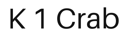 K 1 Crab